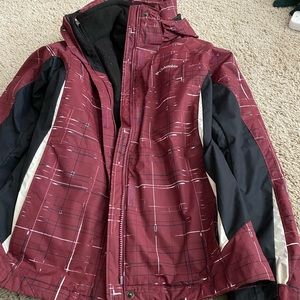Two layer snow jacket